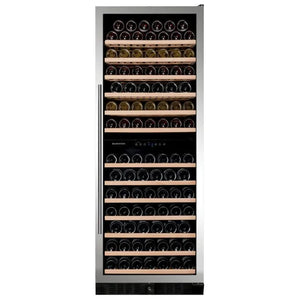 Dunavox Grande-108 Weinkühlschrank | DX-108.330DSS | 2 Zonen | Edelstahl