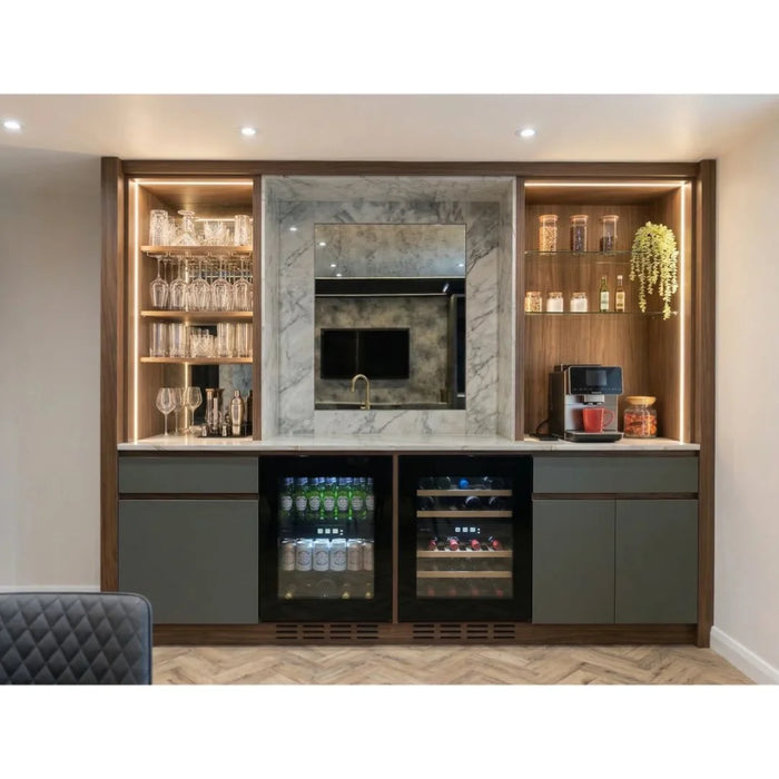 Cella Weinkühlschrank | W34B-TO | 2 Zonen