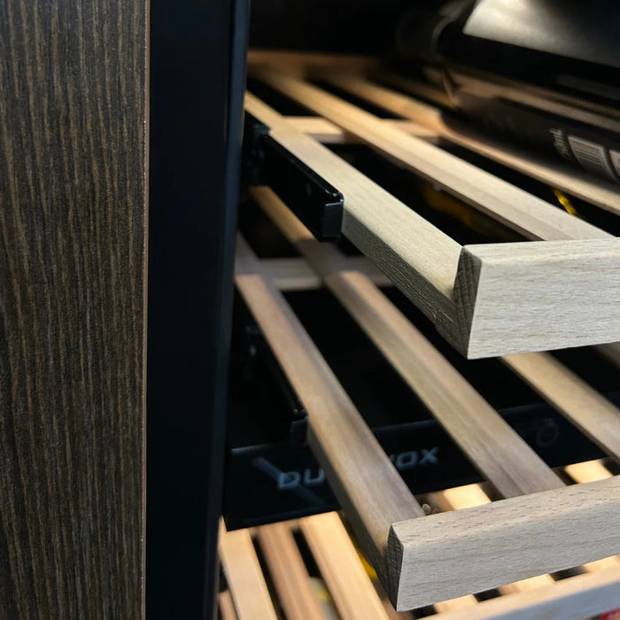 Dunavox Flow-46H Wijnkoelkast | DAUF-46.145DBH | 2 Zones | Zwart - Mijn-Wijnkoelkast