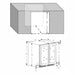 Climadiff Wijnkoelkast | CBU40D1B | 2 Zones - Mijn-Wijnkoelkast