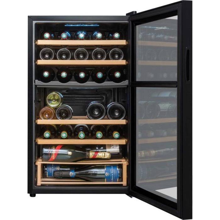La Sommelière SLS33DZ met open deur en twee temperatuurzones