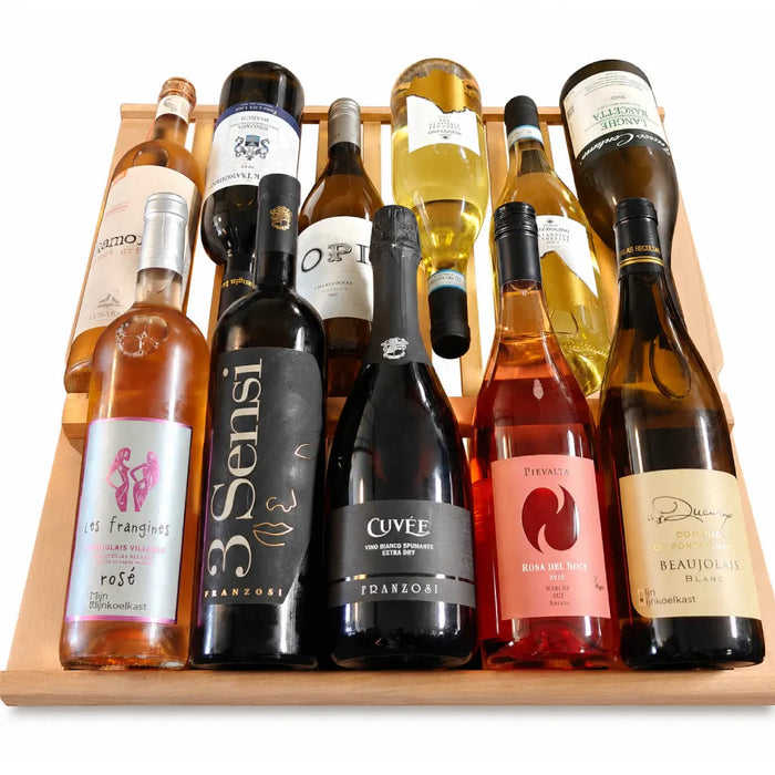 Houten presentatielade voor Dunavox Grande