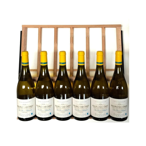 Presentatielade Bourgogne flessen Beukenhout | Cella W46S en W39D - Mijn-Wijnkoelkast