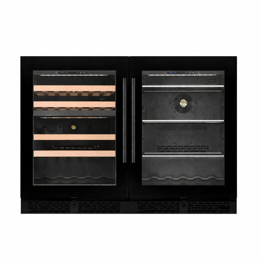Cella Wijn & Drank Koelkast | WBV46D-BLACK | 2 Zones - Mijn-Wijnkoelkast