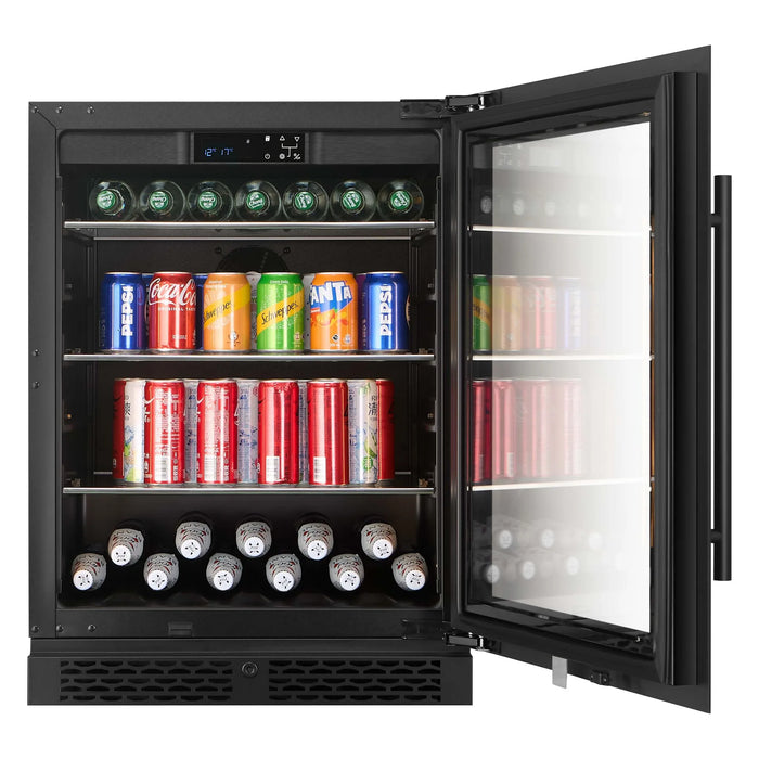 Cella BV46S-BLACK onderbouw drankkoelkast, productfoto
