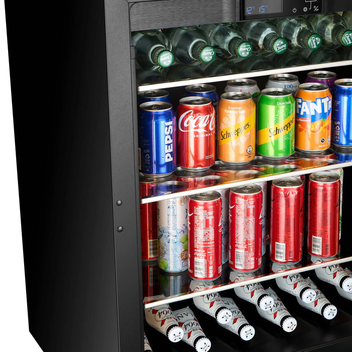 Cella BV46S-BLACK onderbouw drankkoelkast, detailfoto