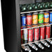 Cella BV46S-BLACK onderbouw drankkoelkast, detailfoto