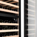 Cella FWS154D-BLACK vrijstaande wijnkoelkast, detailfoto
