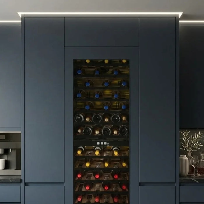 Cella KitchenLine W96PANEL-TO inbouw wijnkoelkast, in een keuken