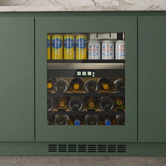Cella KitchenLine WBV36PANEL-TO onderbouw wijn- en drankkoelkast, in een keuken