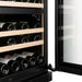 Cella W39D-BLACK onderbouw wijnkoelkast, detailfoto