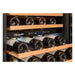 Bedieningspaneel en houten leggers van de Climadiff CBU51D1X