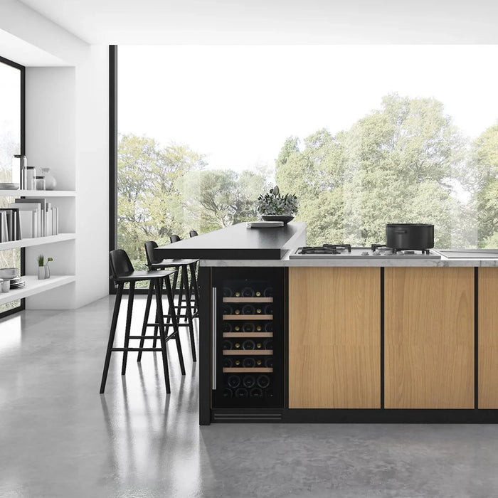 Dunavox Flow-32 onderbouw wijnkoelkast, in een keuken