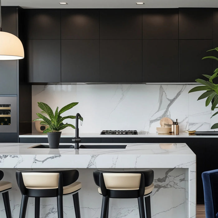 Dunavox Horizon-19 inbouw wijnkoelkast, in een keuken