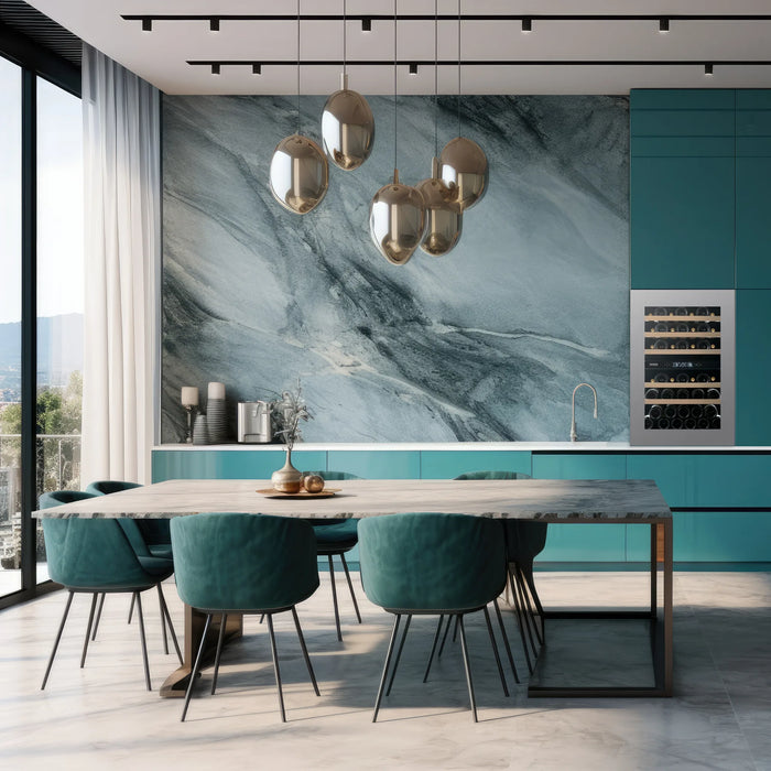 Dunavox Horizon-44 inbouw wijnkoelkast, in een keuken