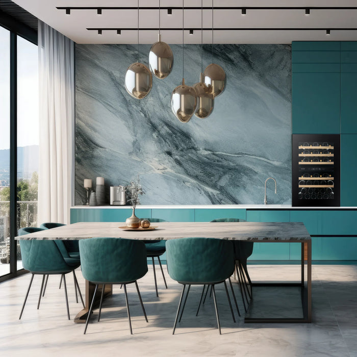 Dunavox Horizon-44 inbouw wijnkoelkast, in een keuken