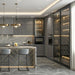 Dunavox Noble-19 inbouw wijnkoelkast, in een keuken