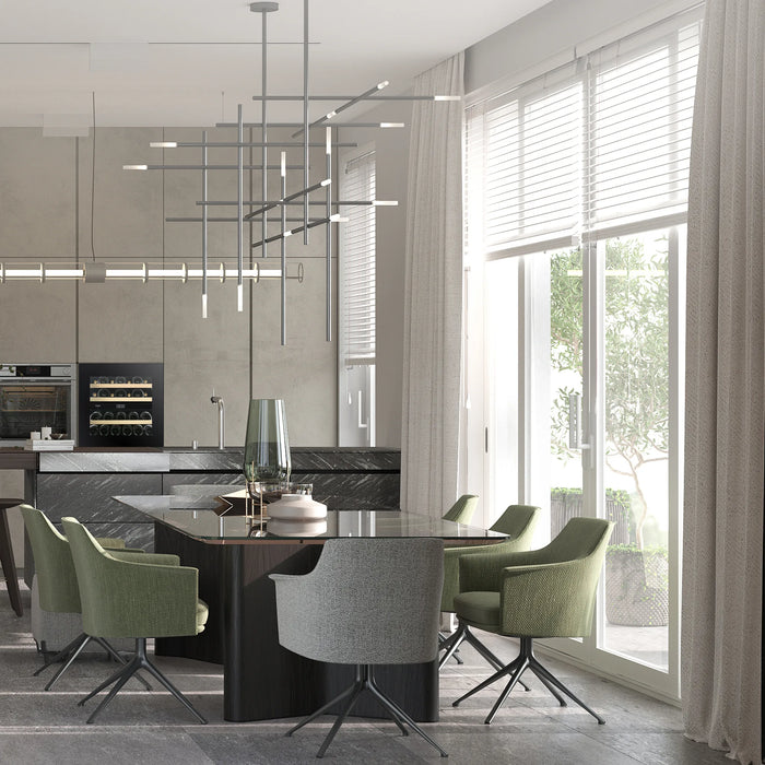 Dunavox Noble-25 inbouw wijnkoelkast, in een keuken