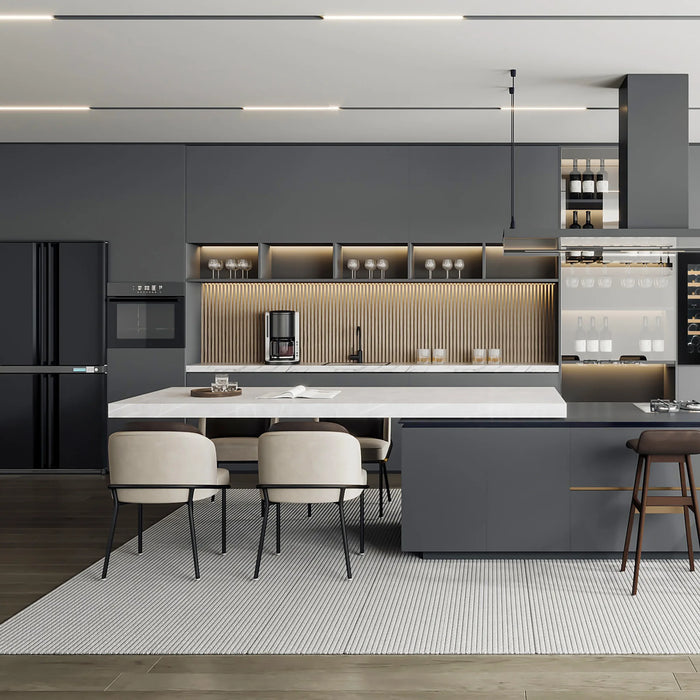 Dunavox Noble-44 inbouw wijnkoelkast, in een keuken