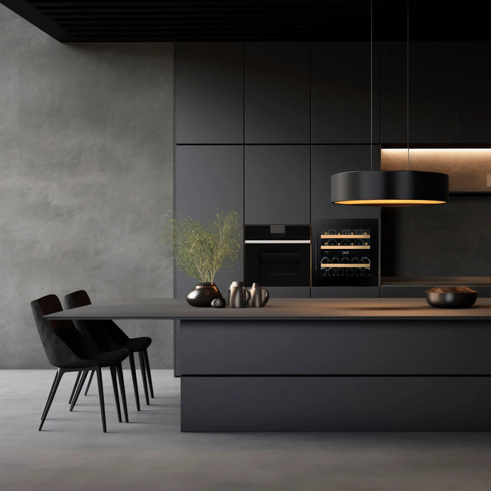 Dunavox Prime-25 inbouw wijnkoelkast, in een keuken