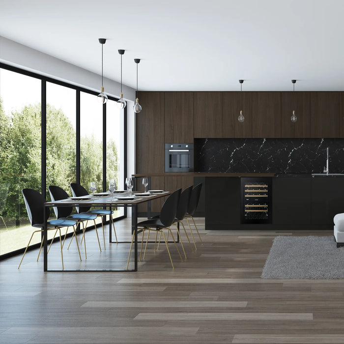 Dunavox Prime-44 inbouw wijnkoelkast, in een keuken