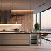 Dunavox Spirit-44 inbouw wijnkoelkast, in een keuken