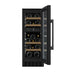mQuvée WineCave 700 30D WCD30AB-700 met geopende deur en flessen