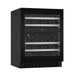 mQuvée WineCave 700 60D Exclusive WCED60FGBP-700 schuin aanzicht met gesloten deur