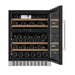 mQuvée WineCave 700 60D WCD60-700 met geopende deur en flessen