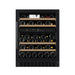 mQuvée WineCave 700 60D WCD60AB-700 onderbouw wijnkoelkast antraciet zwart, vooraanzicht