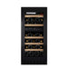 mQuvée WineCave 780 40D WCD40AB-780 onderbouw wijnkoelkast antraciet zwart, vooraanzicht