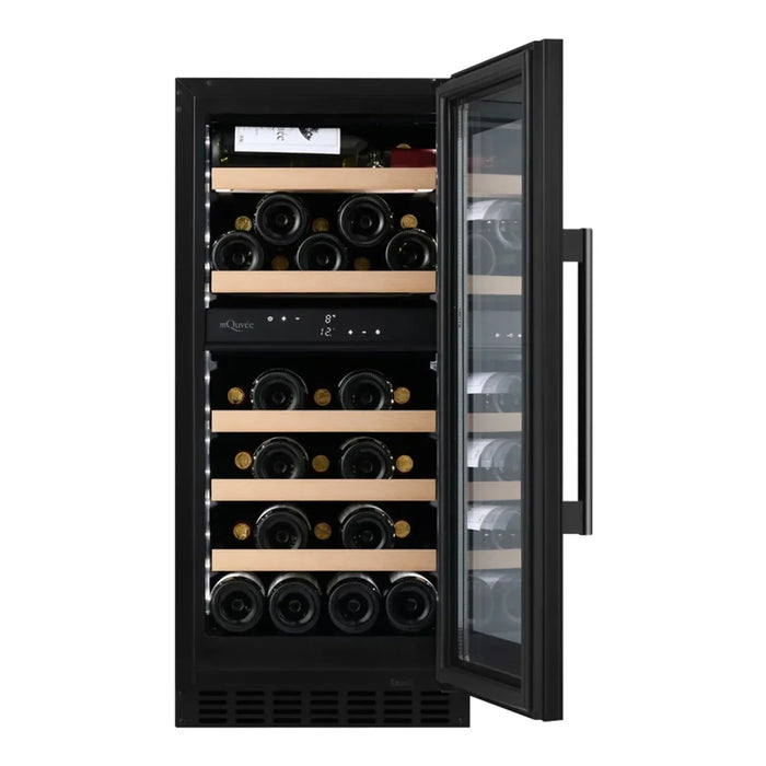 mQuvée WineCave 780 40D WCD40AB-780 met geopende deur en flessen