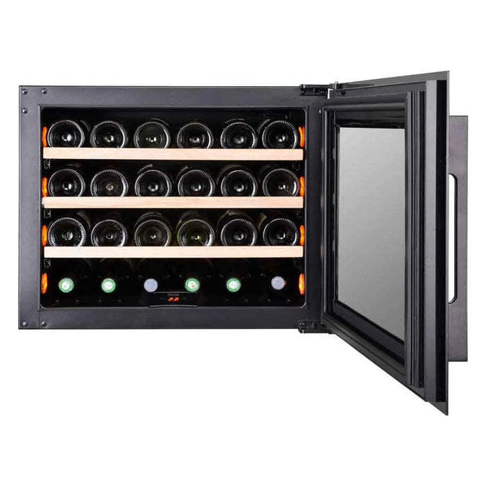 Pevino Majestic PI24S-B met open deur en flessen