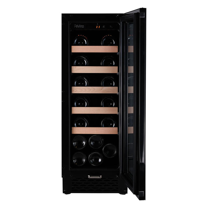 Pevino Majestic PNG20S-HHB met open deur en flessen