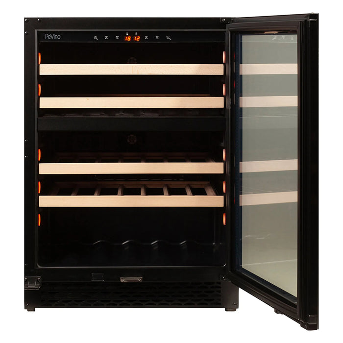 Pevino Majestic PNG46D-HHB met open deur en flessen