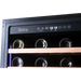 Pevino Noble PN328MB-HHB-Hor vrijstaande wijnkoelkast, detail bediening