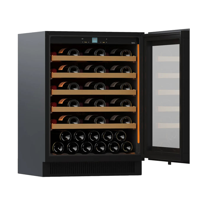 Pevino Noble PN45S-HHB-2 met open deur en flessen