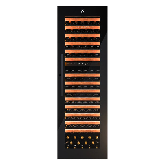 Swisscave Luxury WIB-178DF inbouw wijnkoelkast, vooraanzicht