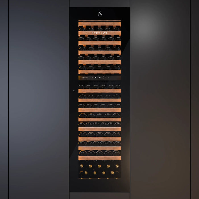 Swisscave Luxury WIB-178DFT inbouw wijnkoelkast, ingebouwd in de keuken