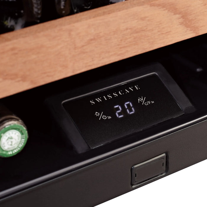 Swisscave Luxury WIB-45FP inbouw wijnkoelkast, bedieningspaneel