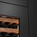 Swisscave Luxury WIB-60DFP inbouw wijnkoelkast, detail van de deur voor een eigen front