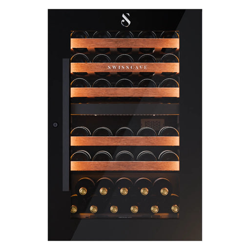 Swisscave Luxury WIB-88DF inbouw wijnkoelkast, vooraanzicht