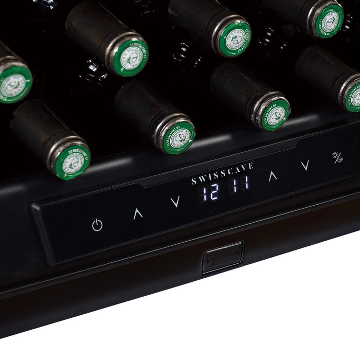Swisscave Luxury WIB-88DF inbouw wijnkoelkast, bedieningspaneel