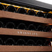 Swisscave Luxury WIB-88DFT inbouw wijnkoelkast, verlichting in amber