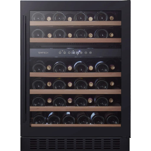 Temptech Classique CLX60DB onderbouw wijnkoelkast, vooraanzicht