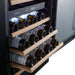 Temptech Classique CLX60DB onderbouw wijnkoelkast, uittrekbare leggers