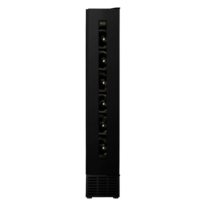 Temptech Epoq EWSU15B25G smalle onderbouw wijnkoelkast van 15 cm, vooraanzicht