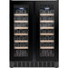 Temptech Oslo OX2DX60DRB-24 onderbouw wijnkoelkast, vooraanzicht