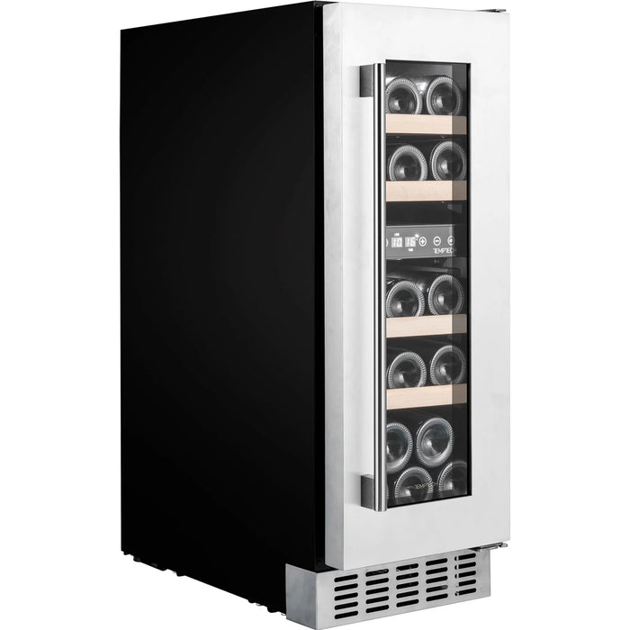 Temptech Oslo OX30DX-24 onderbouw wijnkoelkast, schuin vooraanzicht