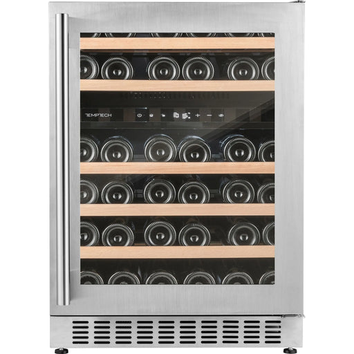 Temptech Oslo OX60DX-24 onderbouw wijnkoelkast, vooraanzicht